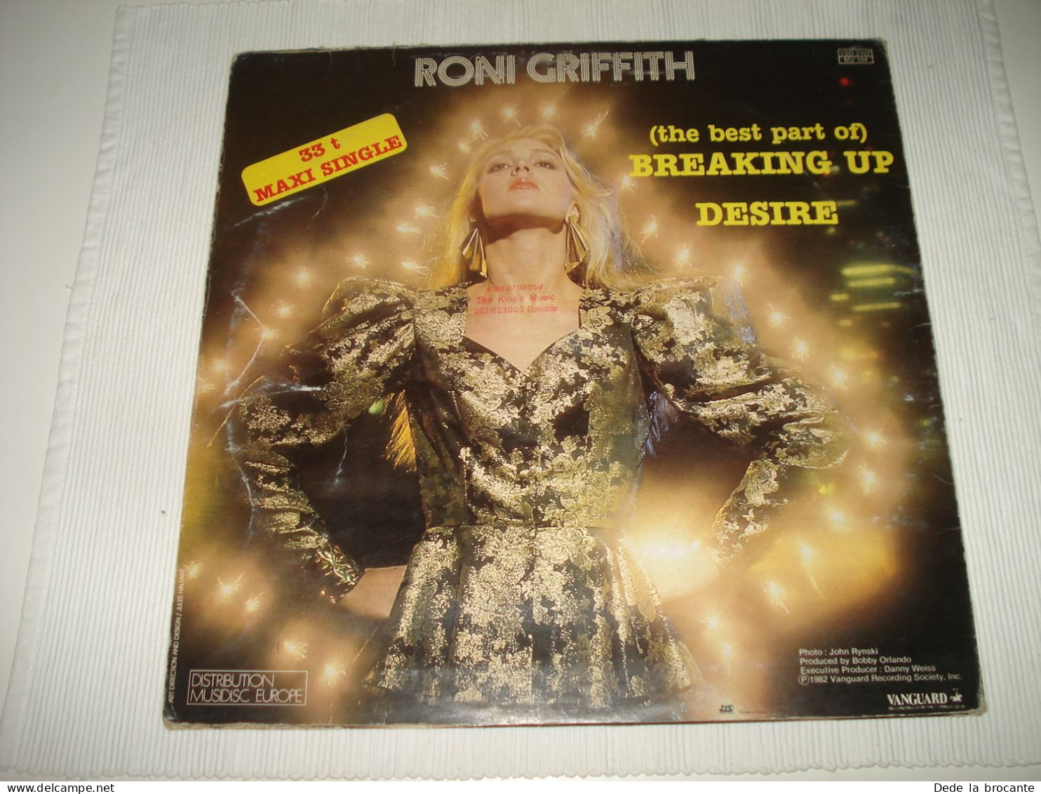 B8 / Roni Griffith – Breakin' Up  Desir - Maxi Single 33T - VSD 3107 - FR - 1982 - Formati Speciali