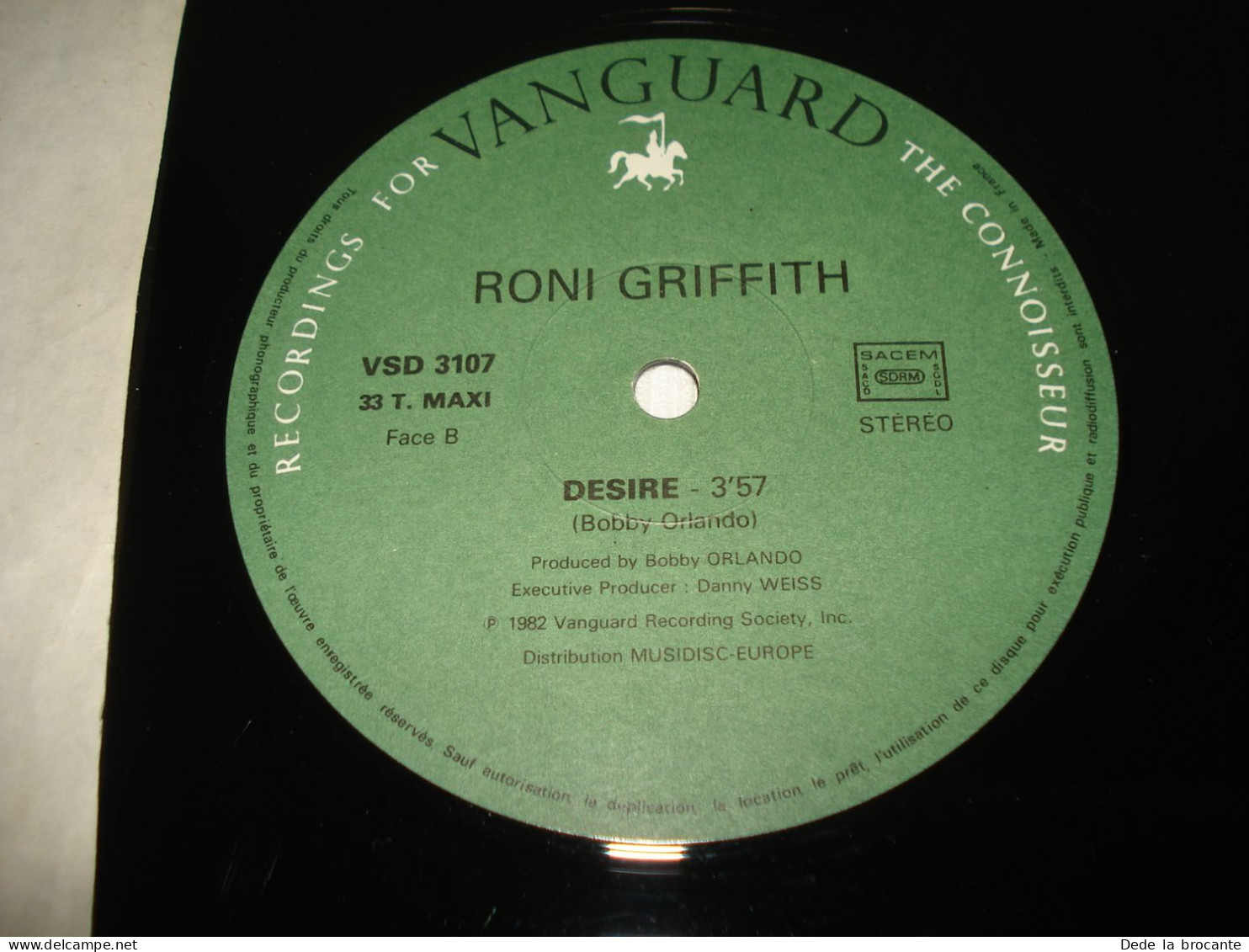 B8 / Roni Griffith – Breakin' Up  Desir - Maxi Single 33T - VSD 3107 - FR - 1982 - Formati Speciali