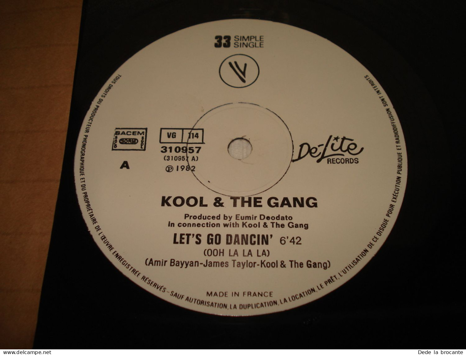 B8 / Kool & The Gang – Let's Go Dancing - Single 33 - 310967 - FR  1982 - M/VG++