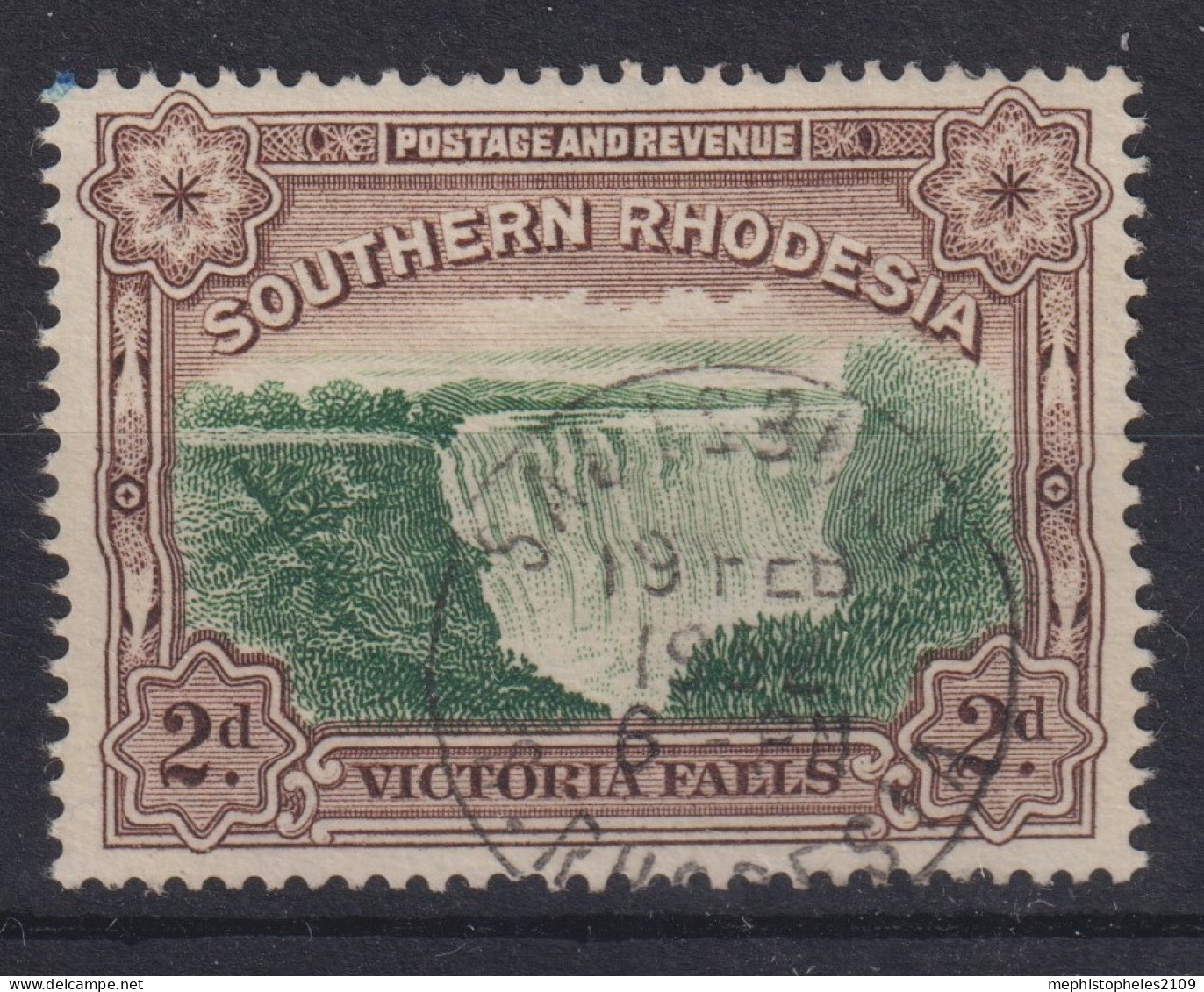 SOUTHERN RHODESIA 1935-41 - Canceled - Sc# 37 - Southern Rhodesia (...-1964)