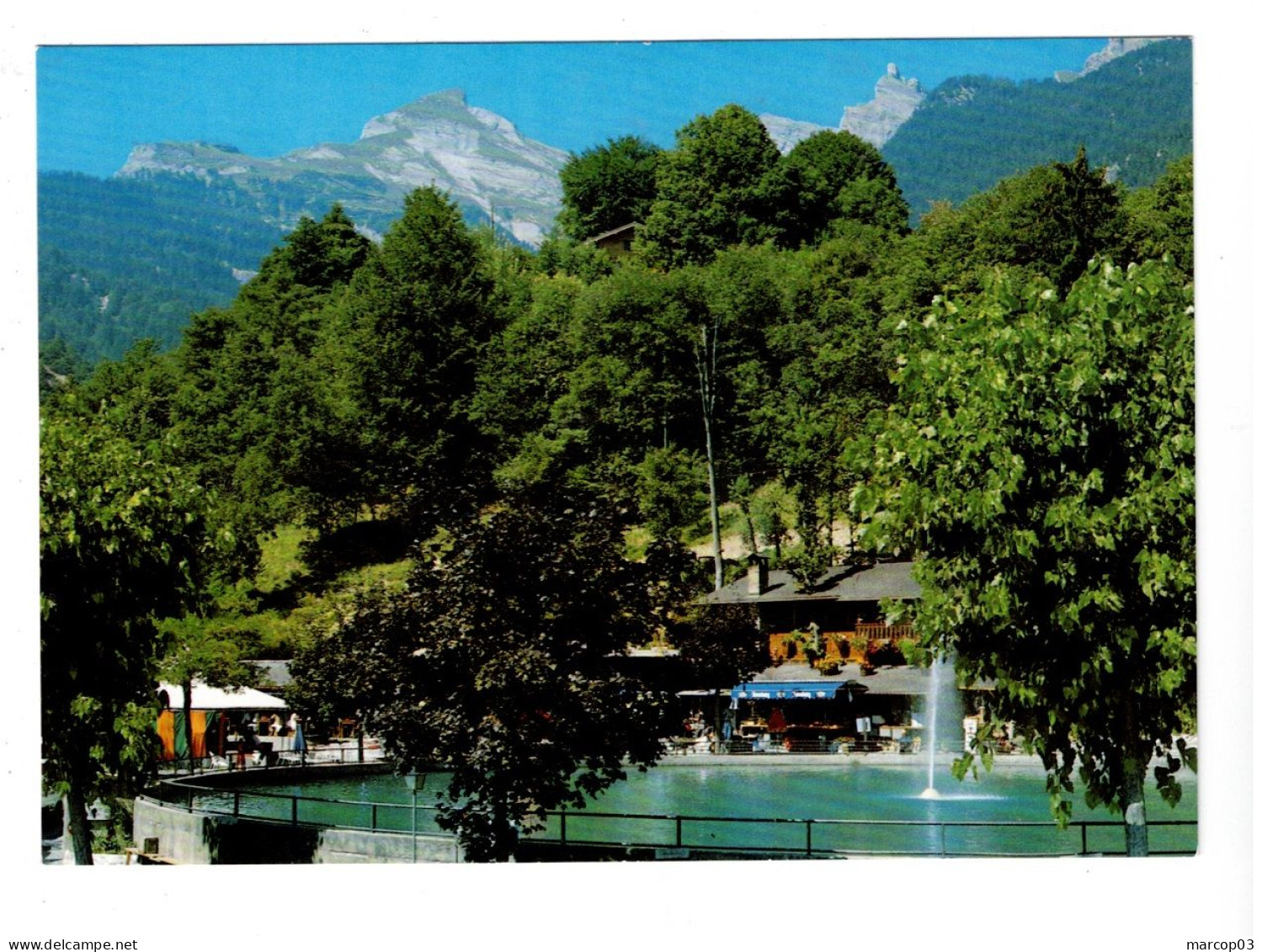 SUISSE CHAMOSON La Colline Aux Oiseaux Restaurant Plan Peu Courant - Chamoson