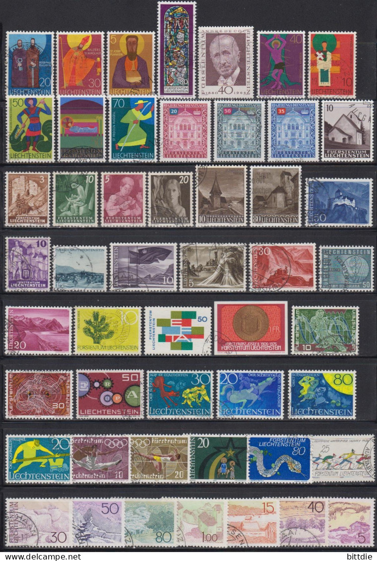 Liechtenstein-Lot , Gestempelt / O  (A6.1225) - Collections