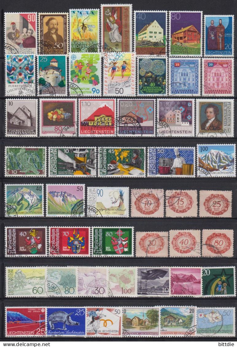 Liechtenstein-Lot , Gestempelt / O  (A6.1226) - Collections