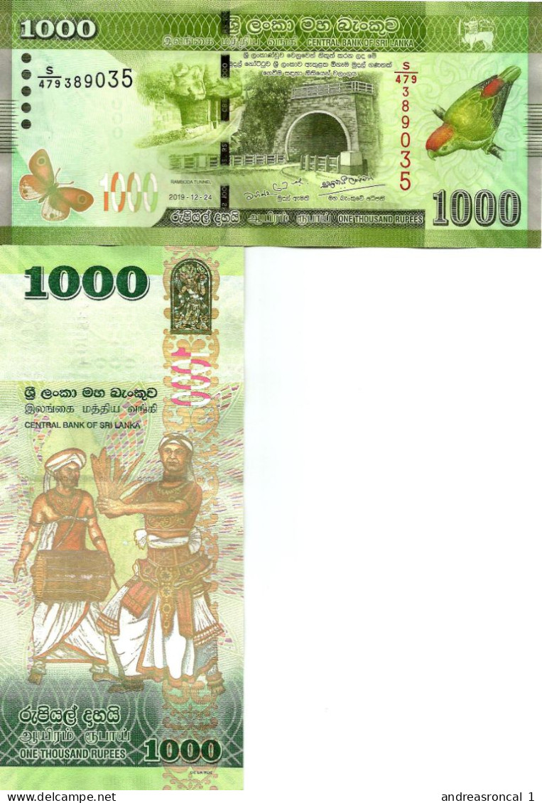 Sri Lanka 1000 Rupees 2019 P-127f UNC - Sri Lanka