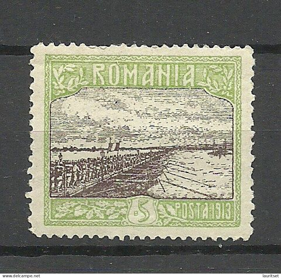 ROMANIA Rumänien 1913 Michel 229 * - Ongebruikt