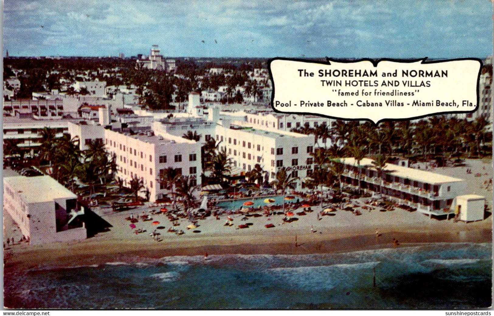 Florida Miami Beach The Shoreham And Norman Twin Hotels And Villas  - Miami Beach