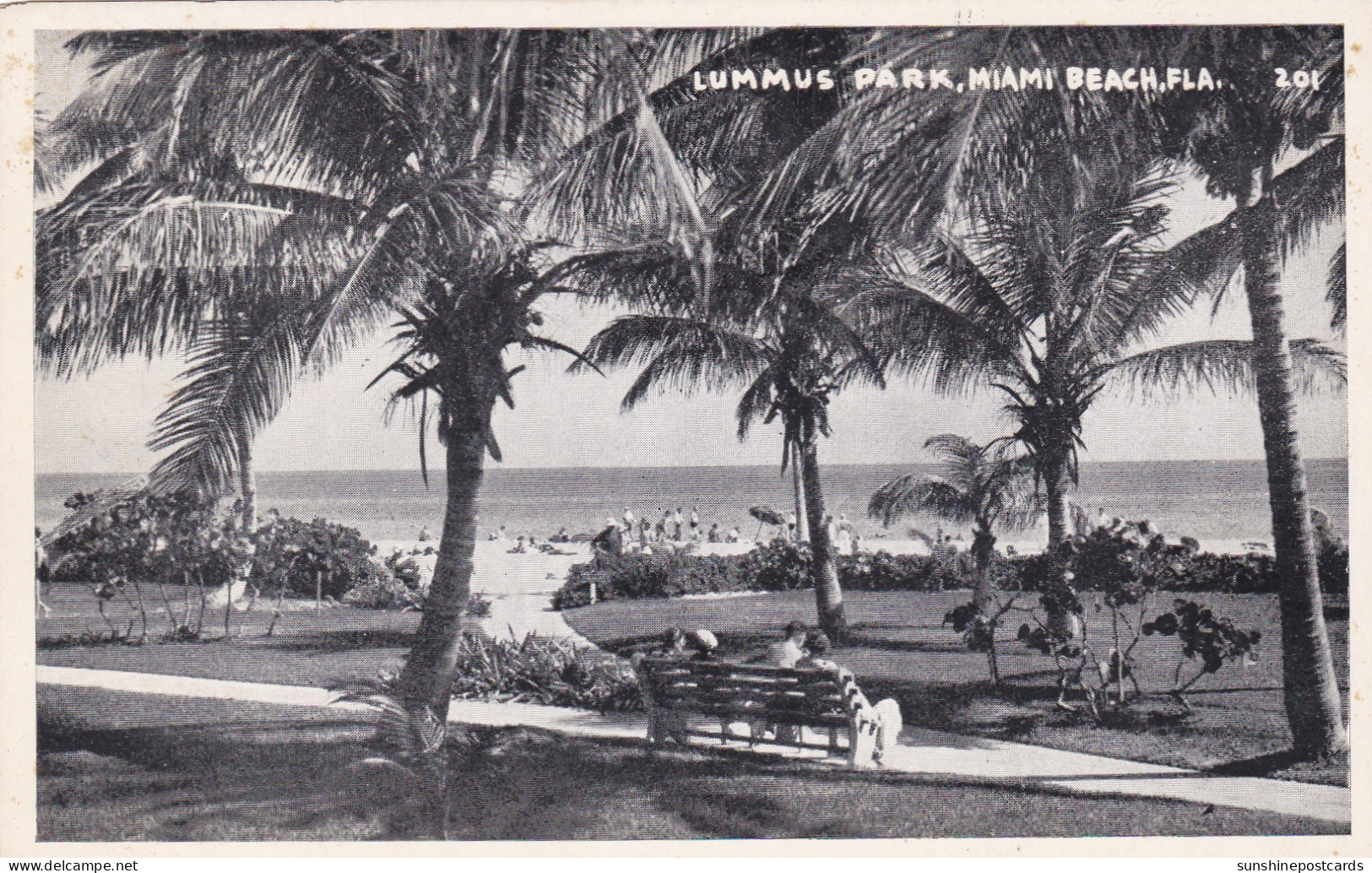 Florida Miami Beach View Of Lummes Park  - Miami Beach