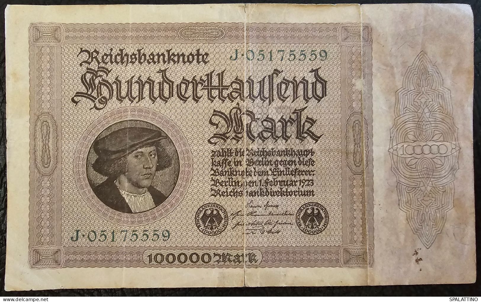 GERMANY- 100 000 MARK 1923. - 100.000 Mark