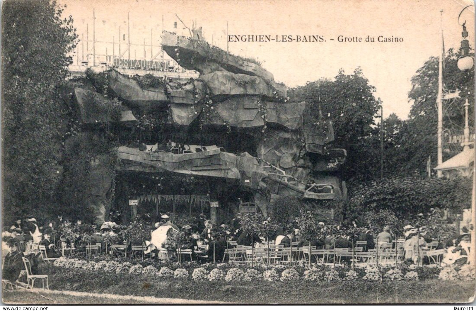 14-8-2023 (2 T 28) France - (older B/w ) Grotte Du Casino De Enghein Les Bains - Casinos