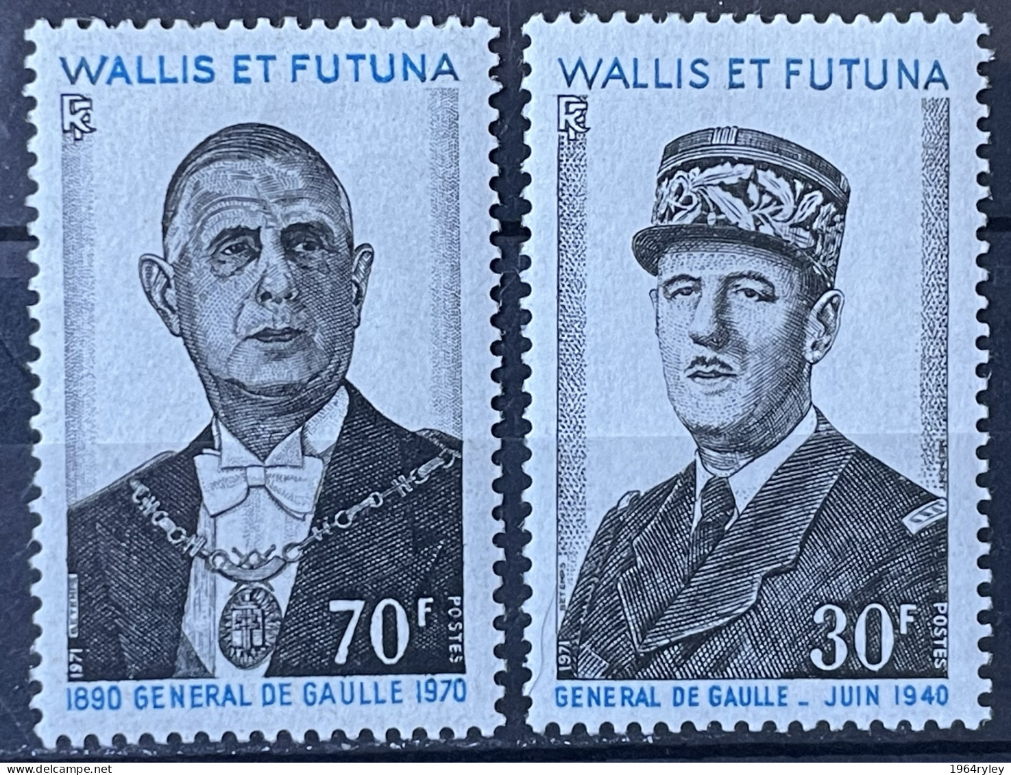 WALLIS & FUTUNA - MH* - 1971  # 180/181 - Unused Stamps
