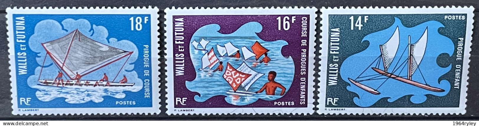 WALLIS & FUTUNA - MH* - 1972  # 238/240 - Unused Stamps