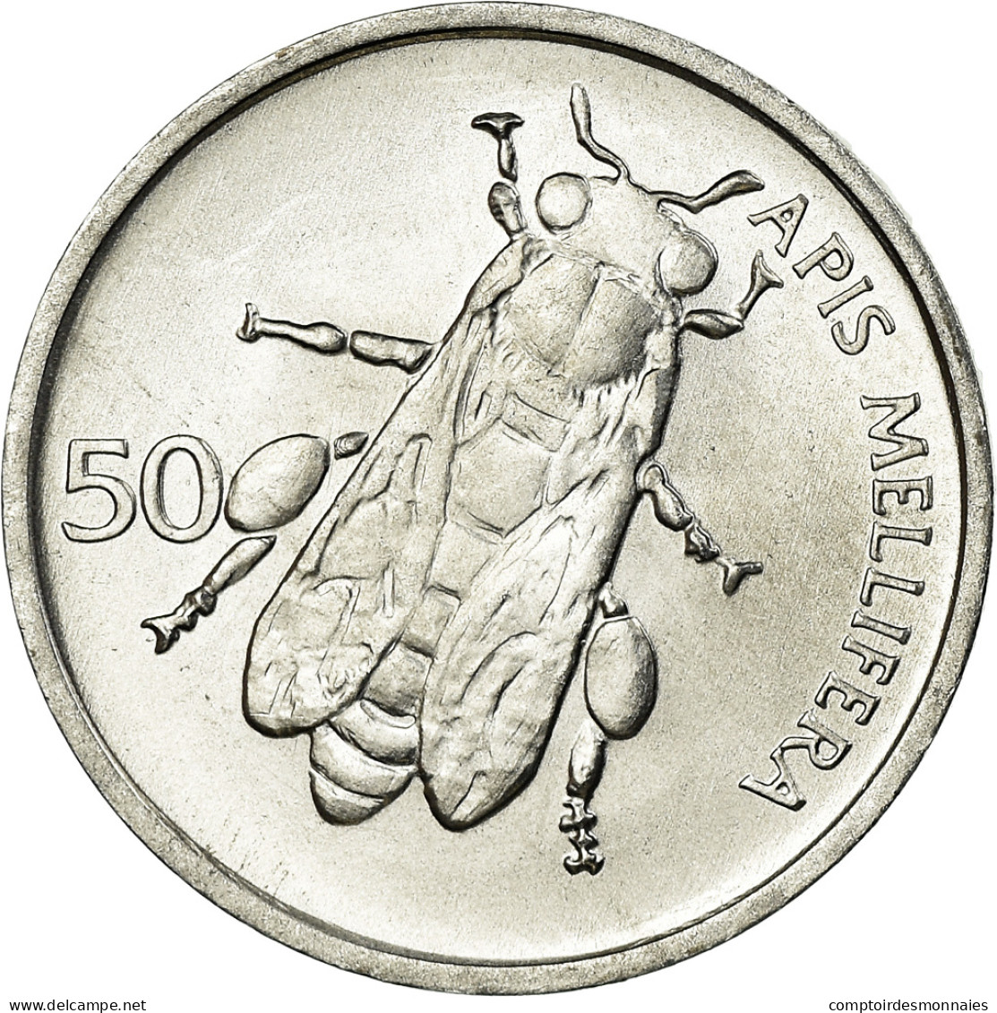Monnaie, Slovénie, 50 Stotinov, 1993, FDC, Aluminium, KM:3 - Slowenien