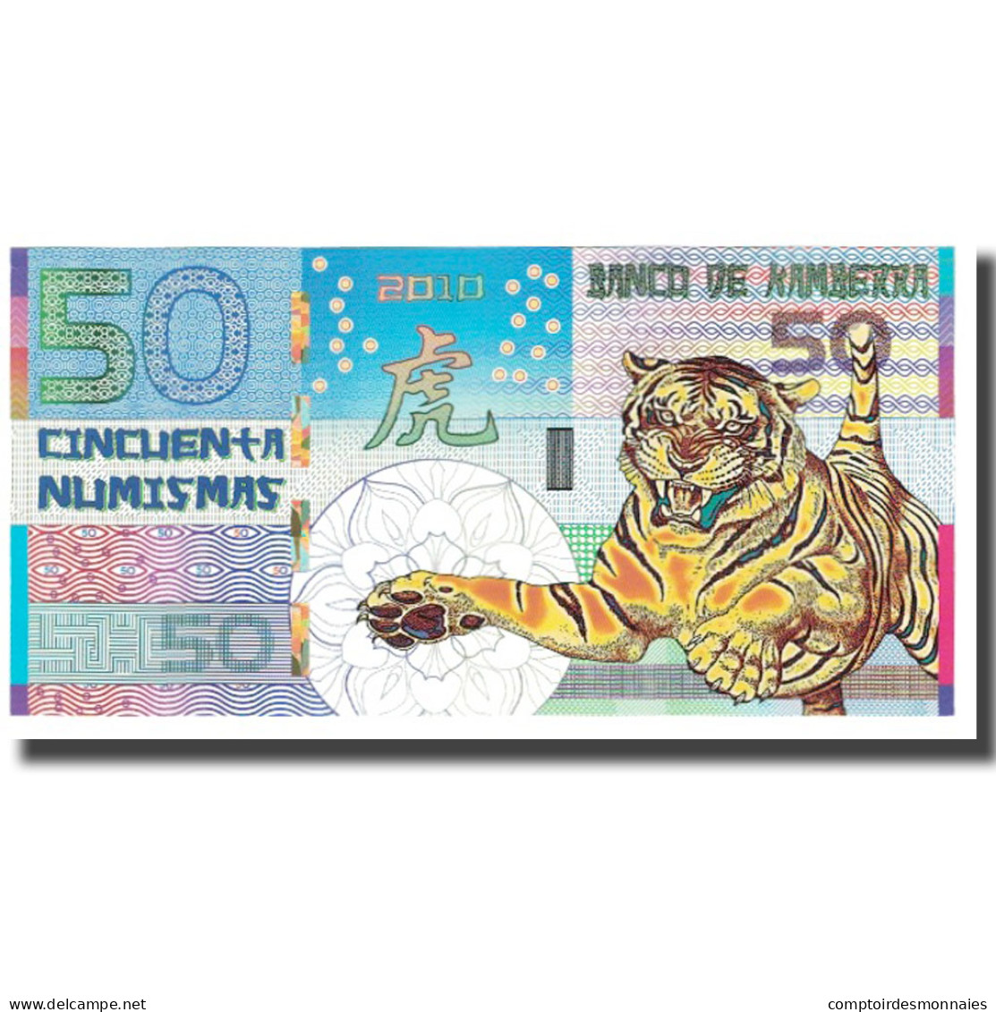 Billet, Australie, Billet Touristique, 2010, 50 NUMISMAS, NEUF - Vals En Specimen