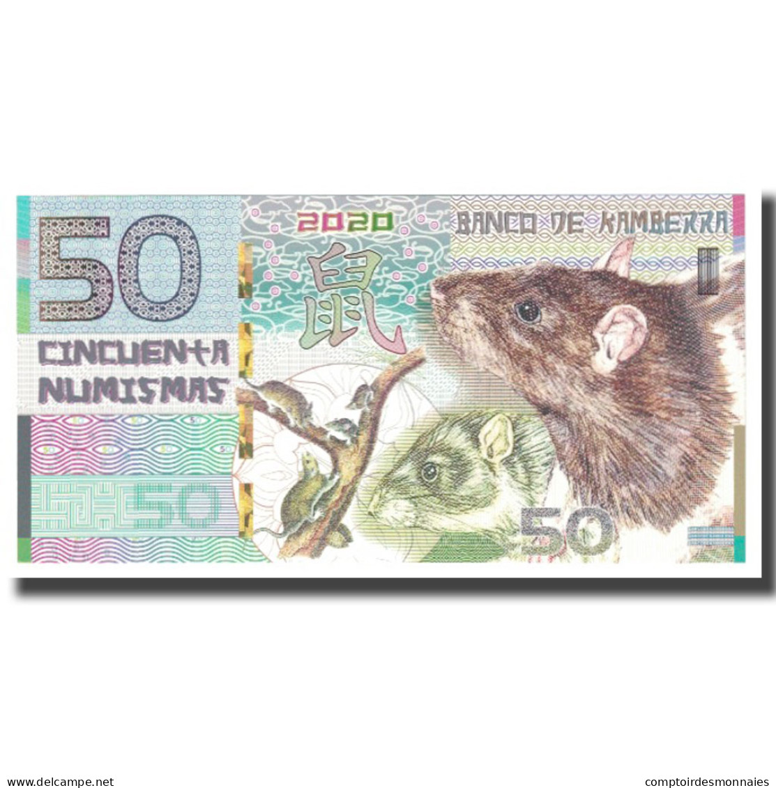 Billet, Australie, Billet Touristique, 2020, 50 NUMISMAS, NEUF - Ficticios & Especimenes