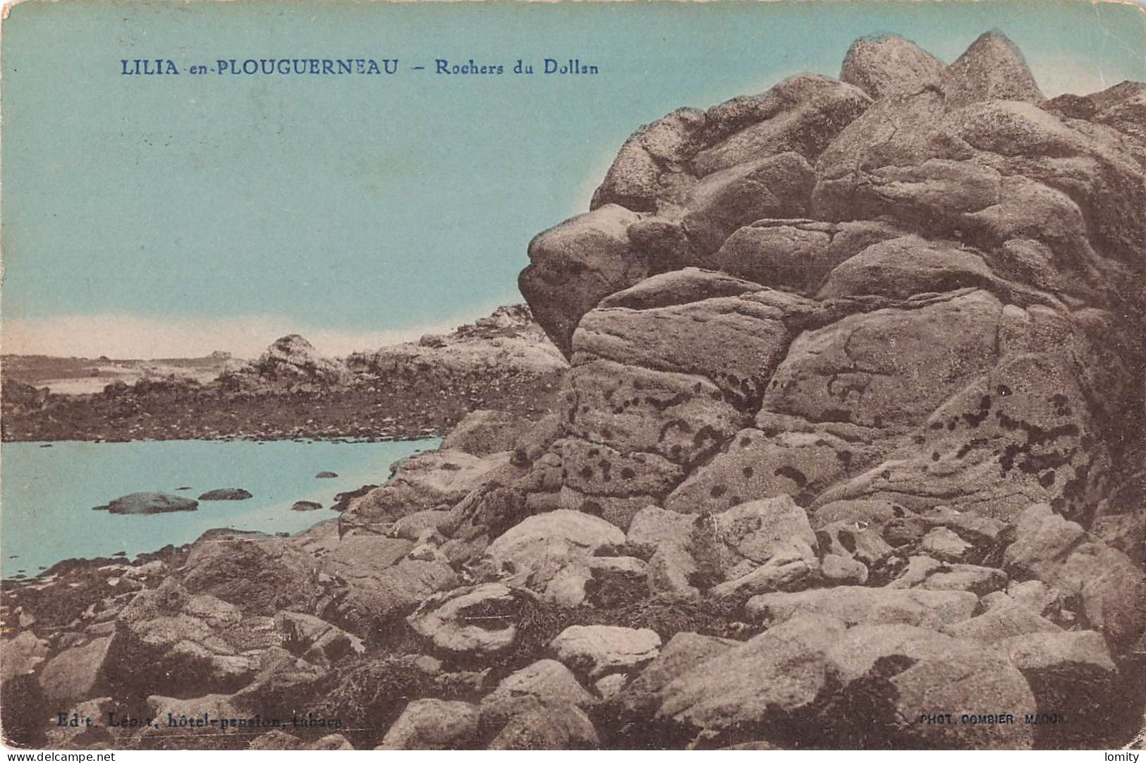 29 Lilia En Plouguerneau Rochers Du Dollan CPA Rocher - Plouguerneau