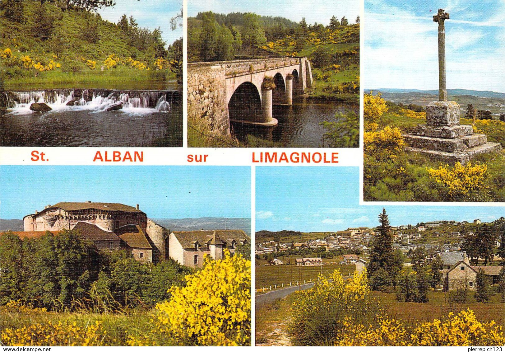 48 - Saint Alban Sur Limagnole - Multivues - Saint Alban Sur Limagnole