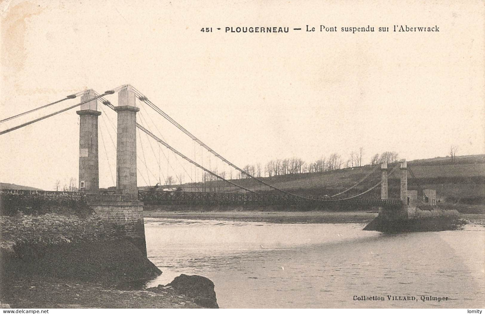 & 29 Plouguerneau Pont Sur L' Aberwrack Aberwrach Aber Wrach CPA - Plouguerneau