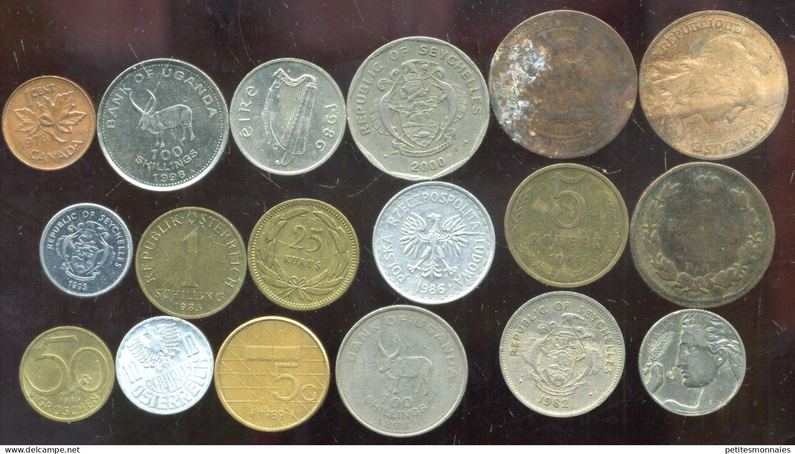Lot De  18 Monnaies Du Monde   ( 267 ) - Mezclas - Monedas