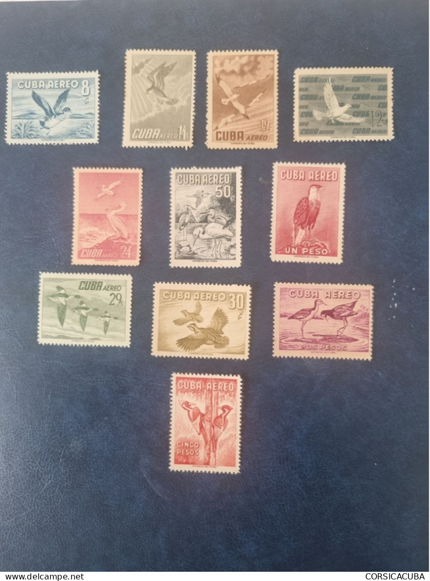CUBA  NEUF   1956   AVES   //  PARFAIT  ETAT  //  1er  CHOIX  // - Unused Stamps