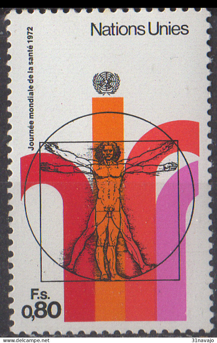 NATIONS UNIES (Genève) - Journée Mondiale De La Santé - Unused Stamps