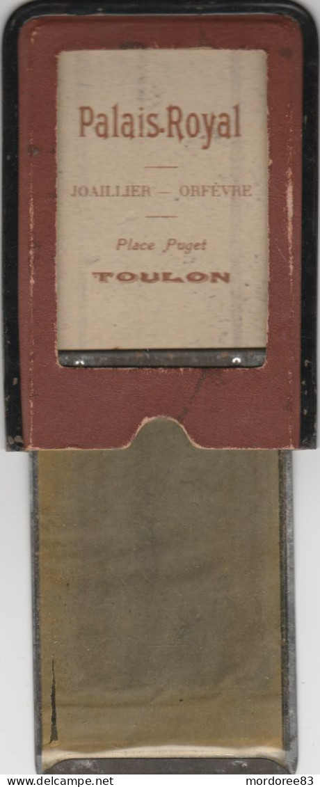 Porte Photos Publicitaire PALAIS ROYAL TOULON JOALLIER ORFEVRE CARTON ET METAL - Other & Unclassified