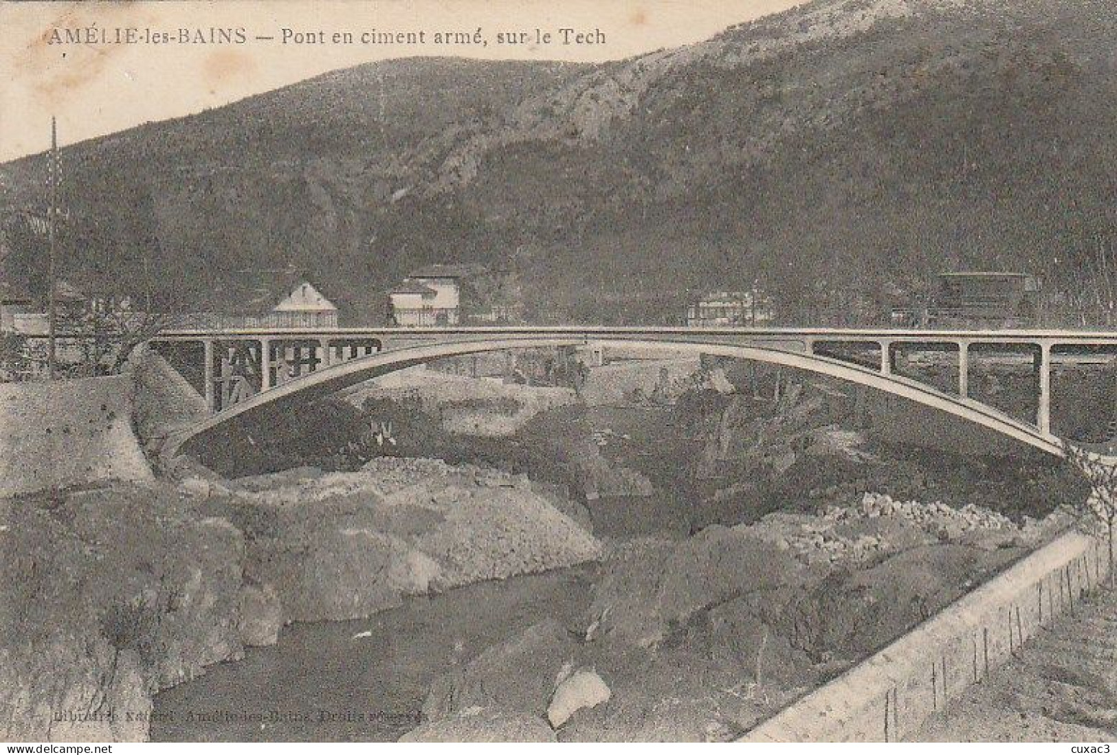 66 -amélie Les Bains - Pont De Ciment Armé Sur Le Tech - Amélie-les-Bains-Palalda