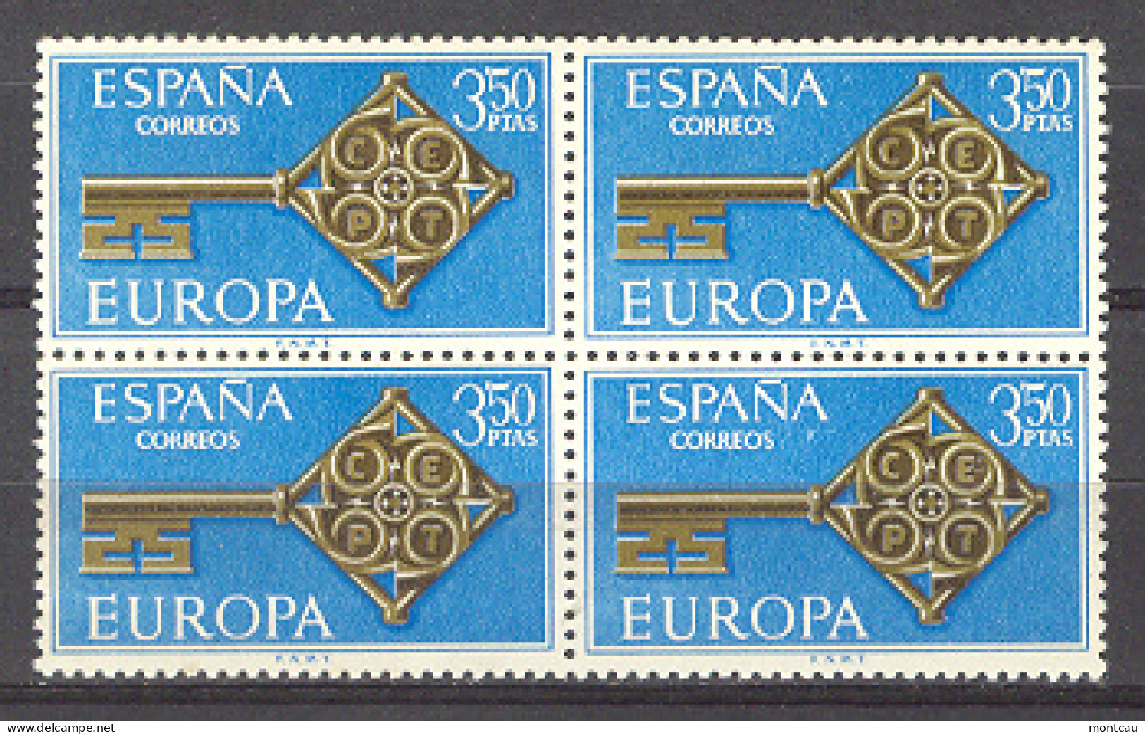 Spain 1968 - Europa Ed 1868 Bloque (**) - 1968