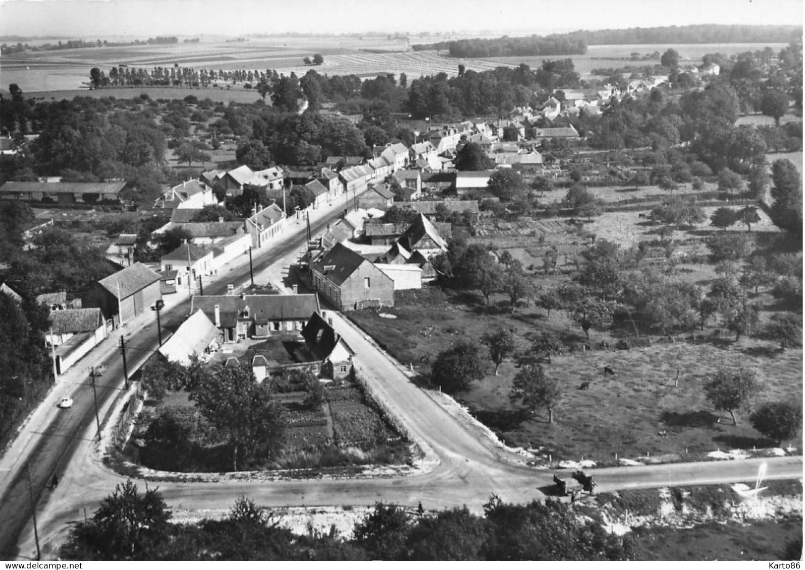 Nouvion En Ponthieu * Route D'abbeville , Vue D'ensemble Du Village - Nouvion