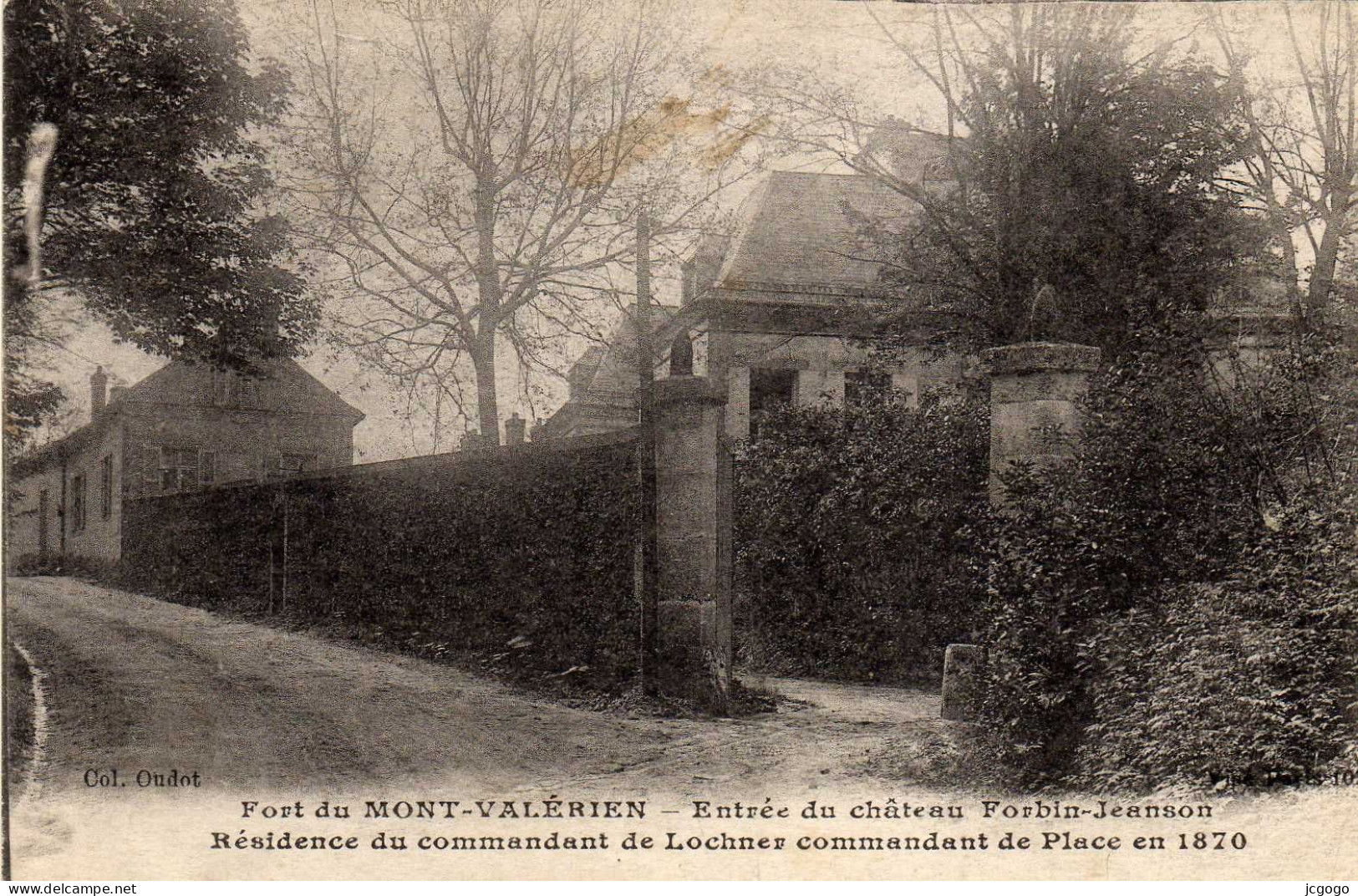 Fort Du Mont-Valérien. Entrée Du Château Forbin-Jeanson - Mont Valerien