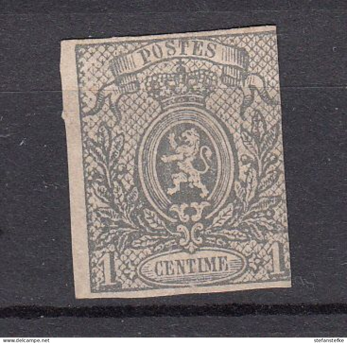 Belgie - Belgique : Ocb Nr:  22 (*) MH  (zie Scan) Sans Gomme Coupé - 1866-1867 Petit Lion