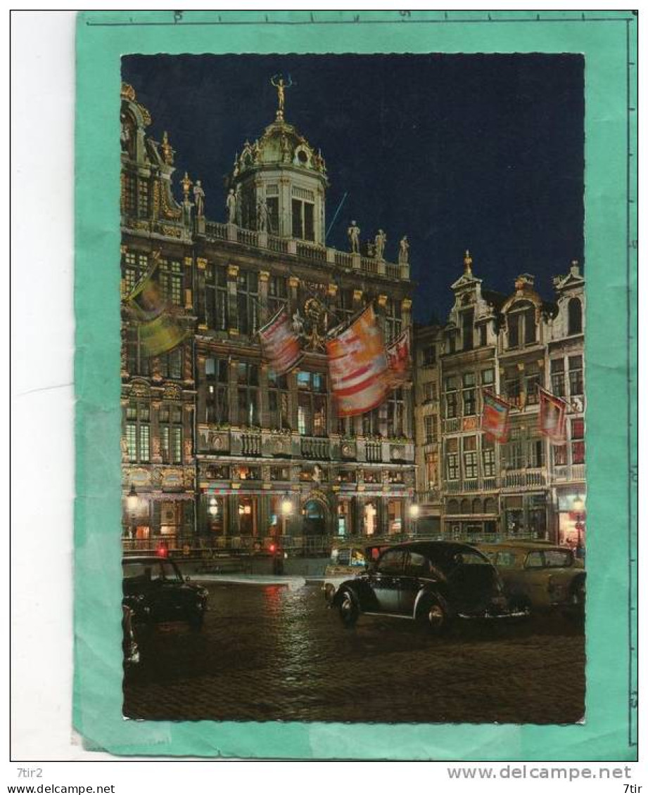 BRUXELLES UN COIN DE LA GRAND'PLACE LA NUIT - Brüssel Bei Nacht