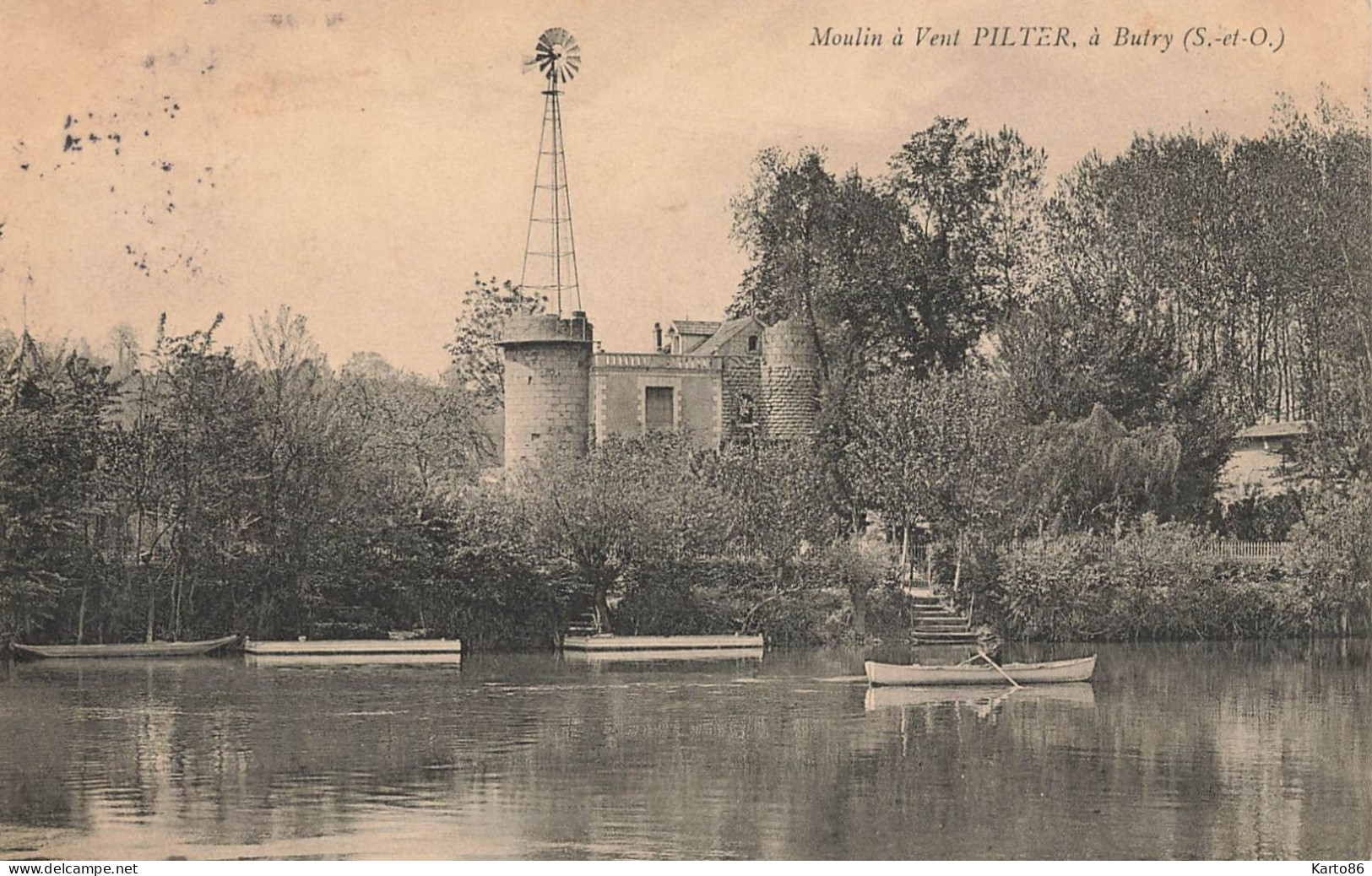 Butry Sur Oise * Moulin à Vent PILTER * Molen éolienne Pilter * 1906 - Butry