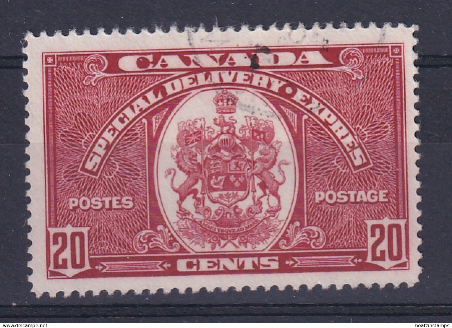 Canada: 1938/39   Special Delivery    SG S10    20c    Used - Correo Urgente