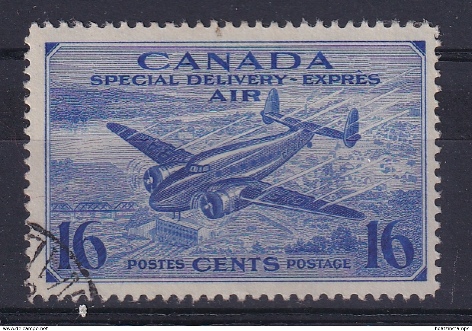 Canada: 1942/43   Special Delivery - War Effort   SG S13    16c   Used - Eilbriefmarken