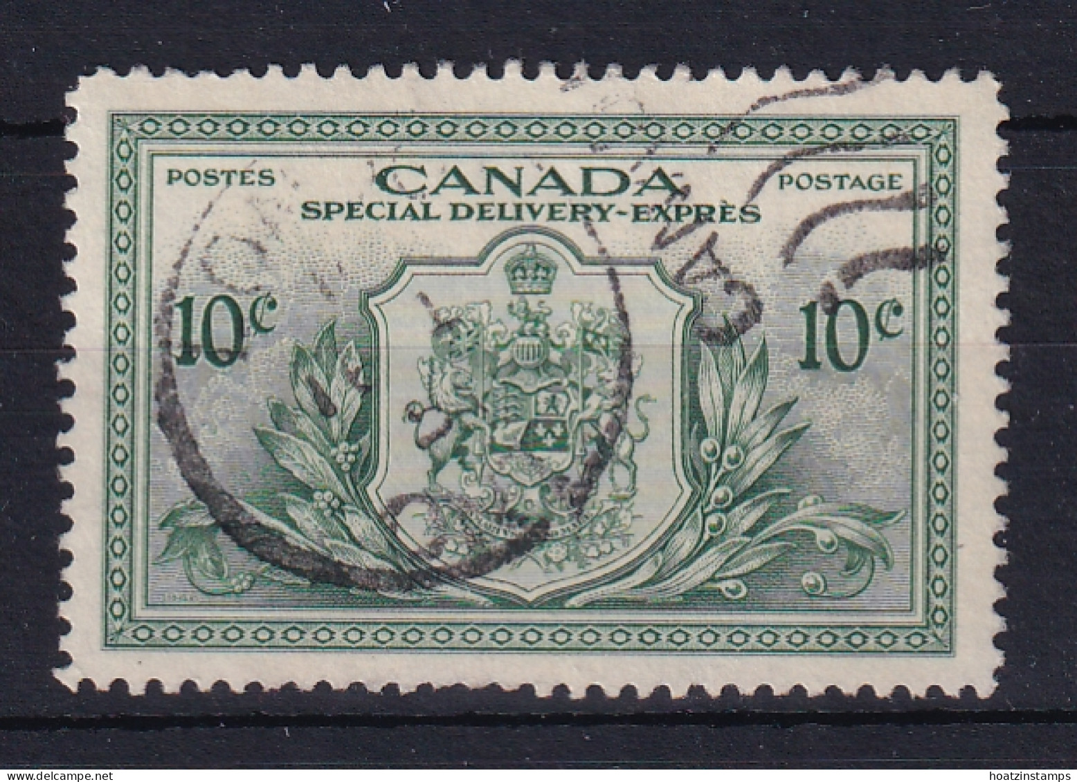 Canada: 1946   Special Delivery   SG S15    10c   Used - Correo Urgente