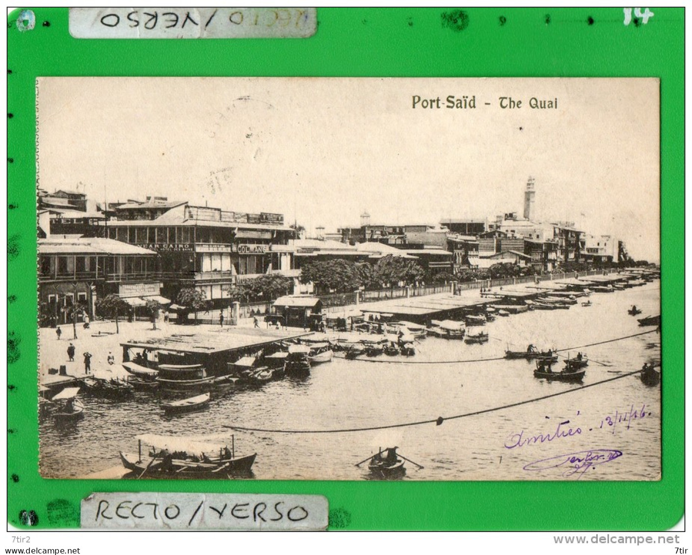 PORT SAID THE QUAI - Port-Saïd