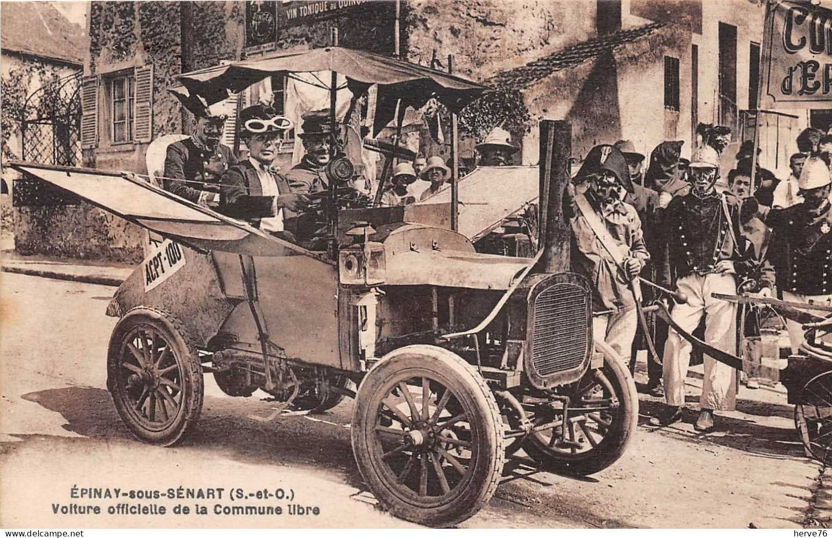 EPINAY SOUS SENART - Voiture Officielle De La Commune Libre - CPA - Epinay Sous Senart