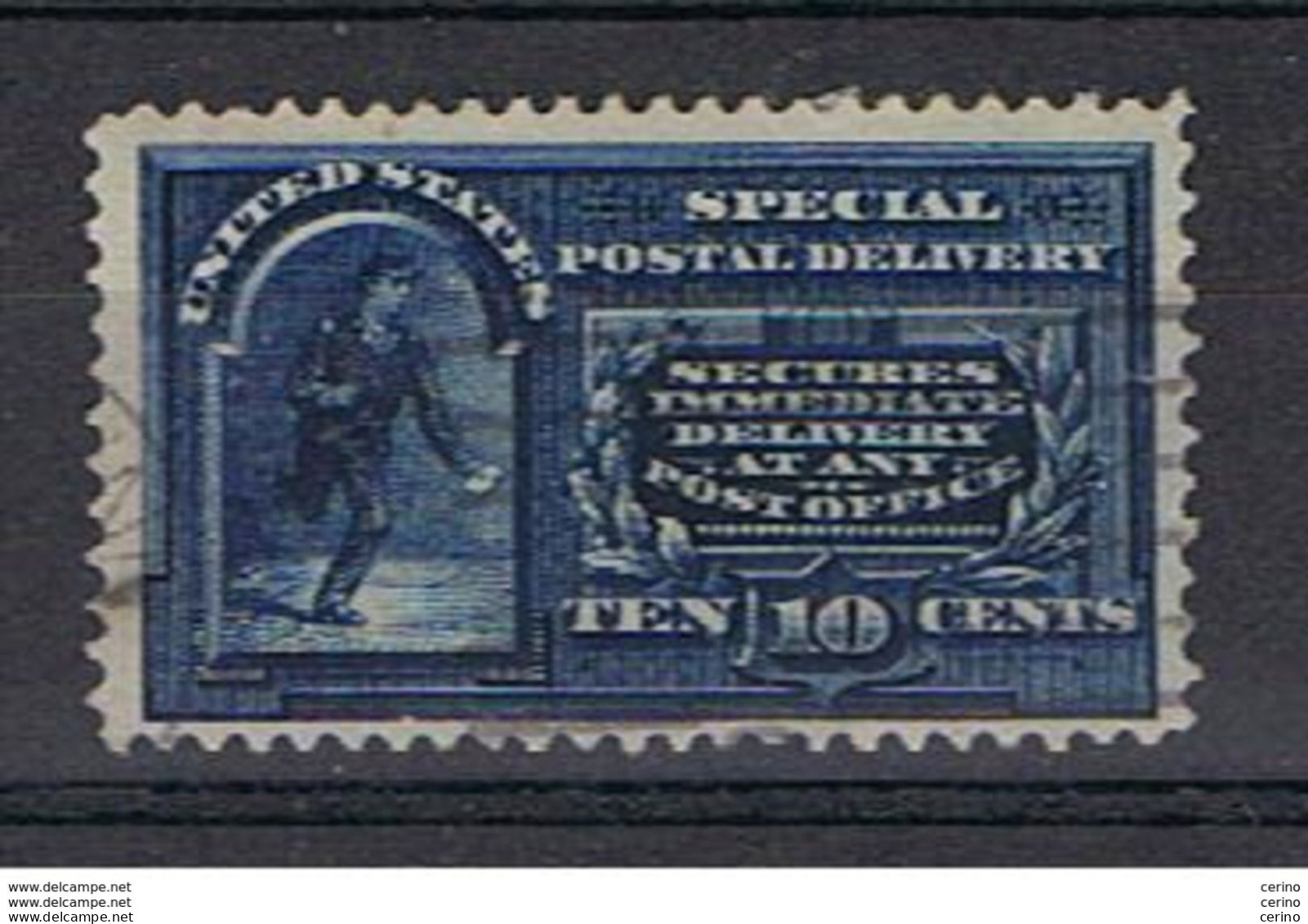 U.S.A.:  1884/94  EXPRESS  -  10 C. USED  STAMP  -  YV/TELL. 7 - Special Delivery, Registration & Certified