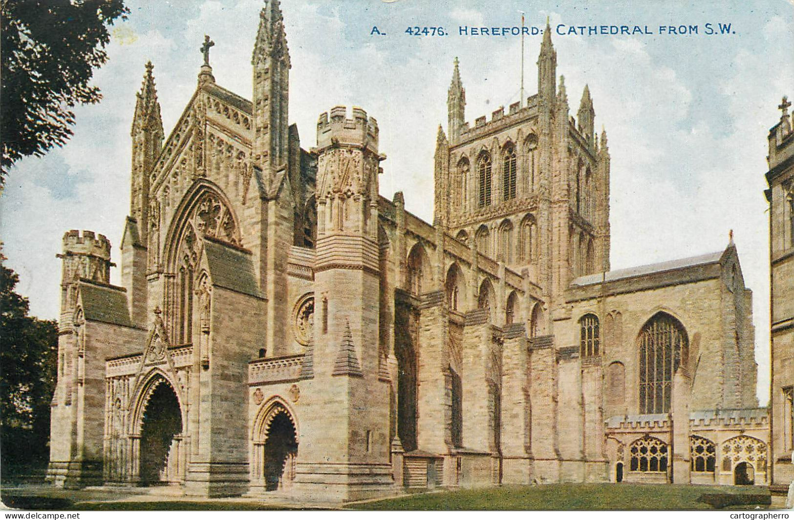 England Hereford - The Cathedral From Southwest - Herefordshire