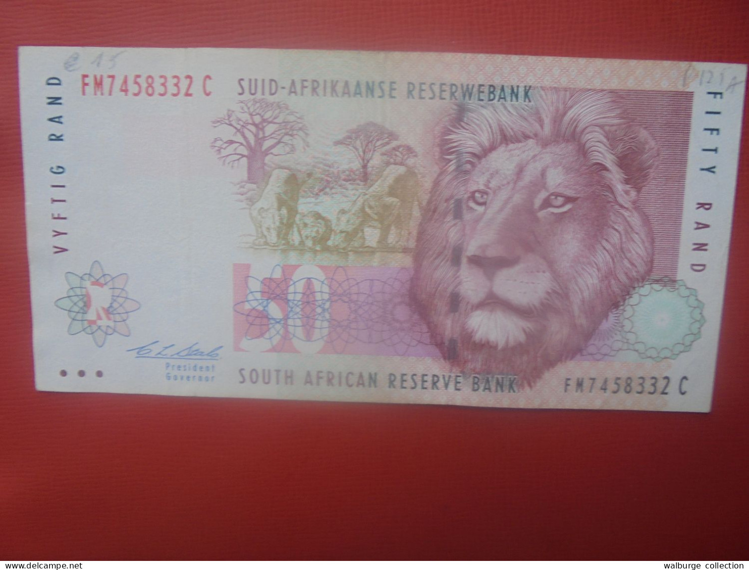 AFRIQUE Du SUD 50 RAND 1992-99 Circuler (B.30) - Afrique Du Sud