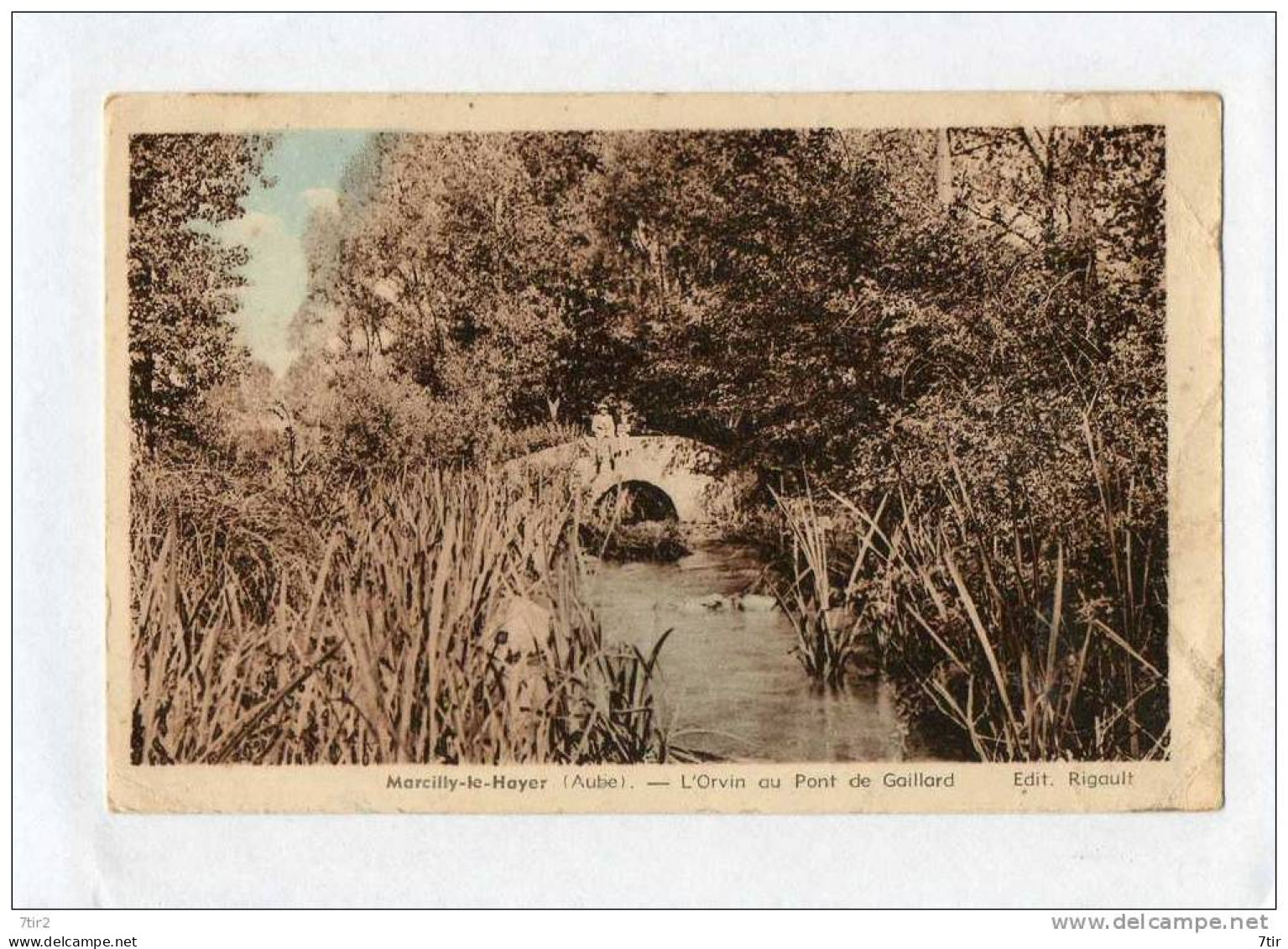 MARCILLY LE HAYER L'Orvin Au Pont De Gaillard - Marcilly