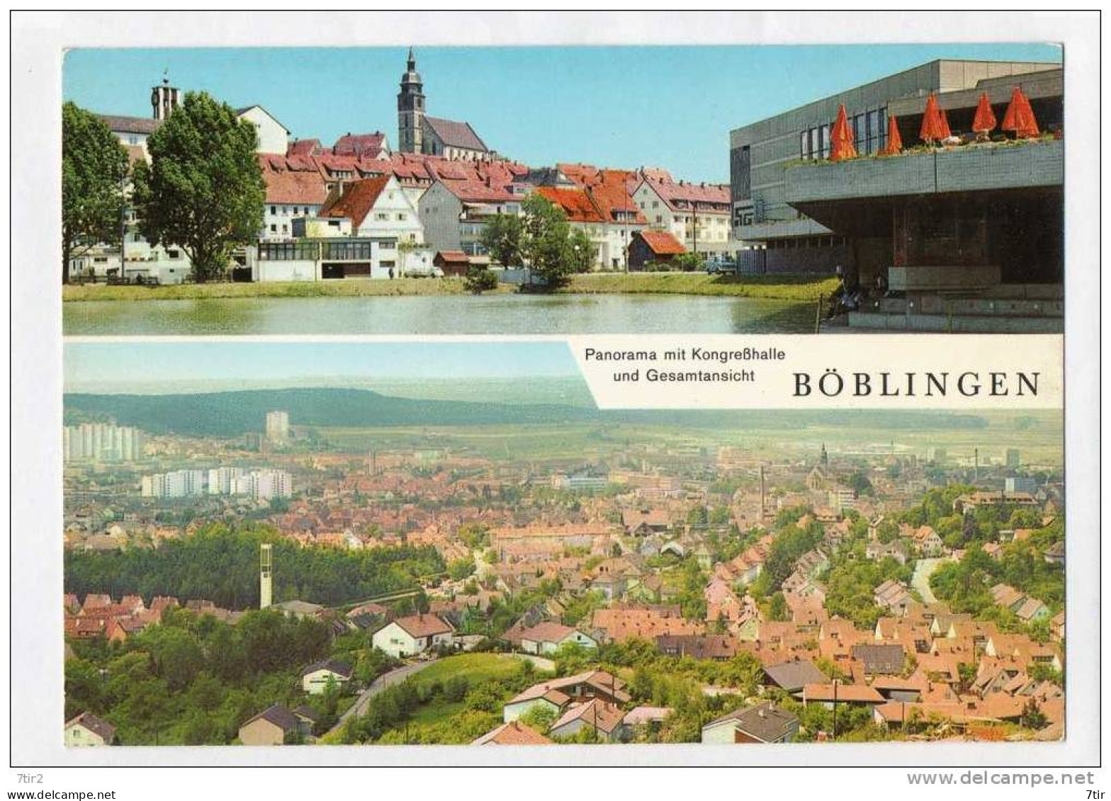 BOBLINGEN Panorama Mit Kongrebhalle - Böblingen