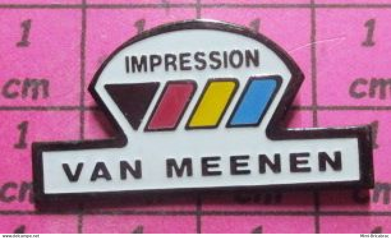 812G Pin's Pins / Beau Et Rare /  MARQUES / IMPRIMERIE IMPRESSION VAN MEENEN IMPRIMEUR - Peugeot