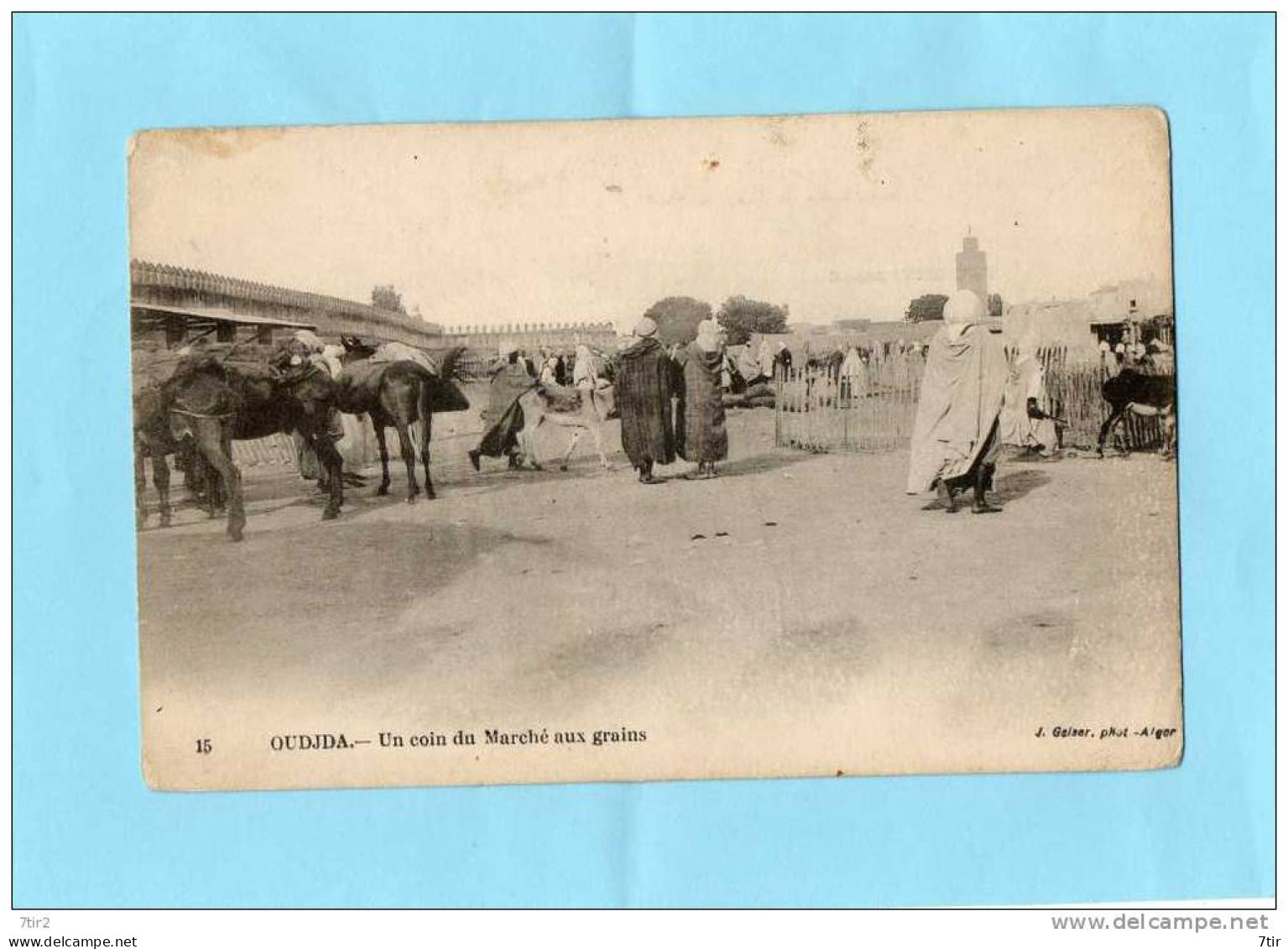 OUDJDA Un Coin Du Marché Aux Grains - Non Classés