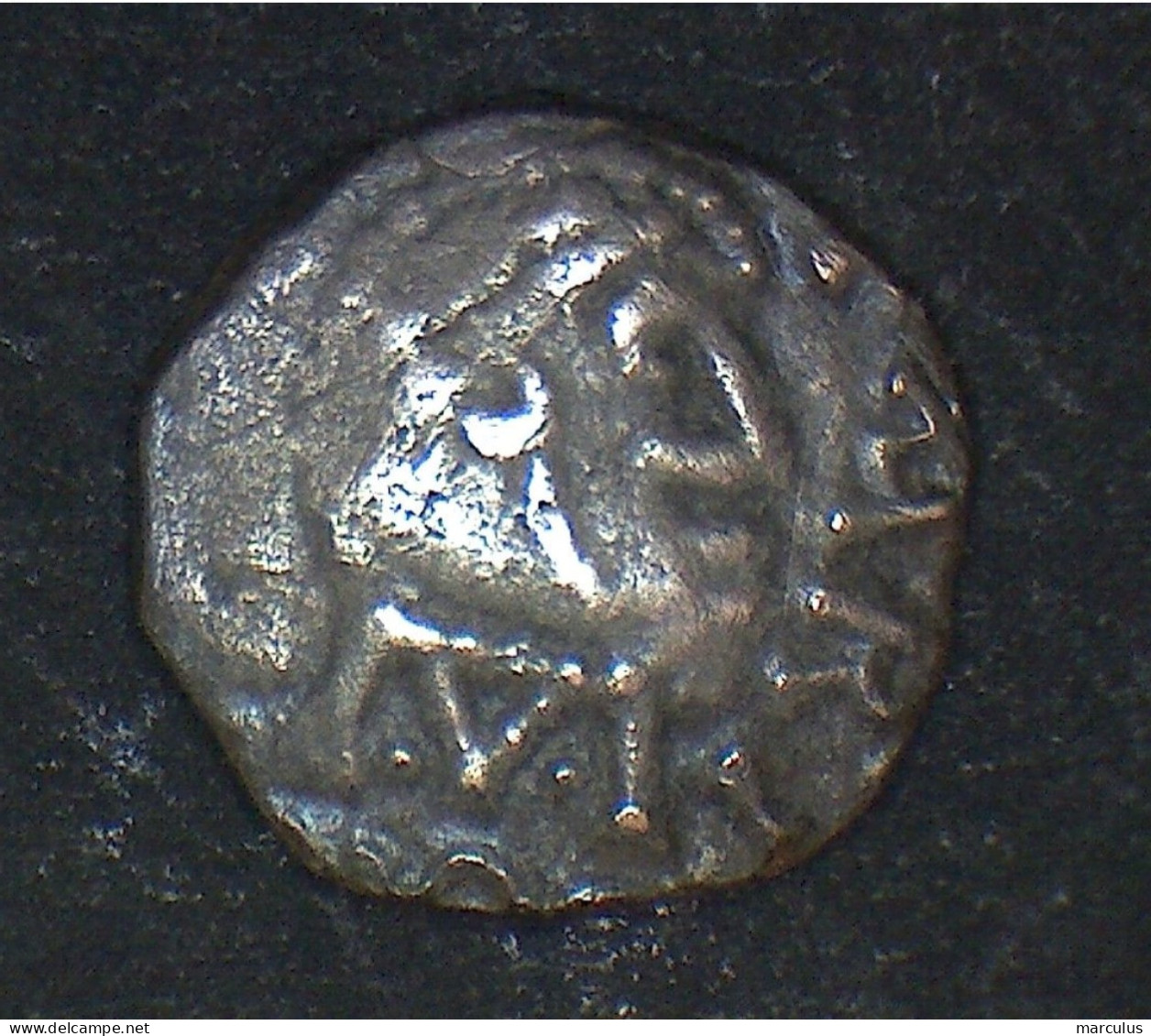 Monnaie Mérovingienne, Neustrie, Paris, Denier à La Croix Ancrée - 470-751 Merovingian