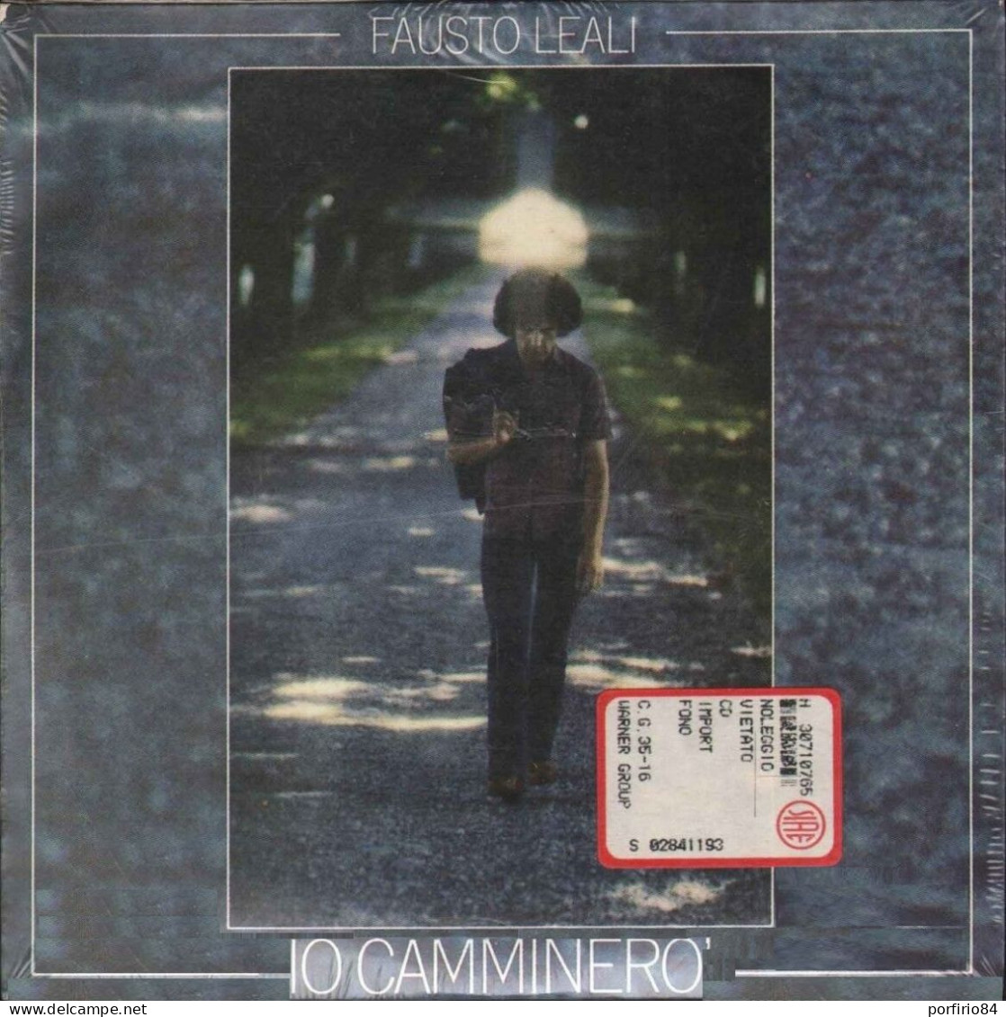 FAUSTO LEALI CD IO CAMMINERO' - A CHI 1987 - SIGILLATO DA COLLEZIONE - Other - Italian Music