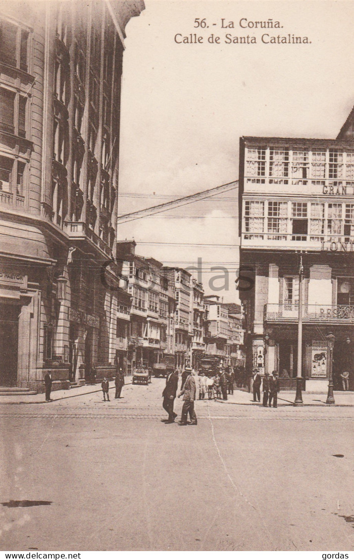 Spain - La Coruna - Calle De Santa Catalina - La Coruña