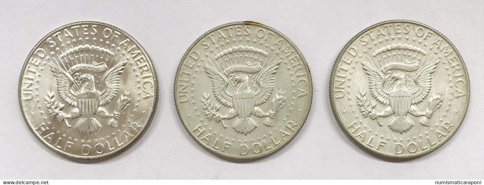 U.s.a. USA 1966 1967 1968 D 1/2 Half $ Kennedy   E.1195 - Colecciones