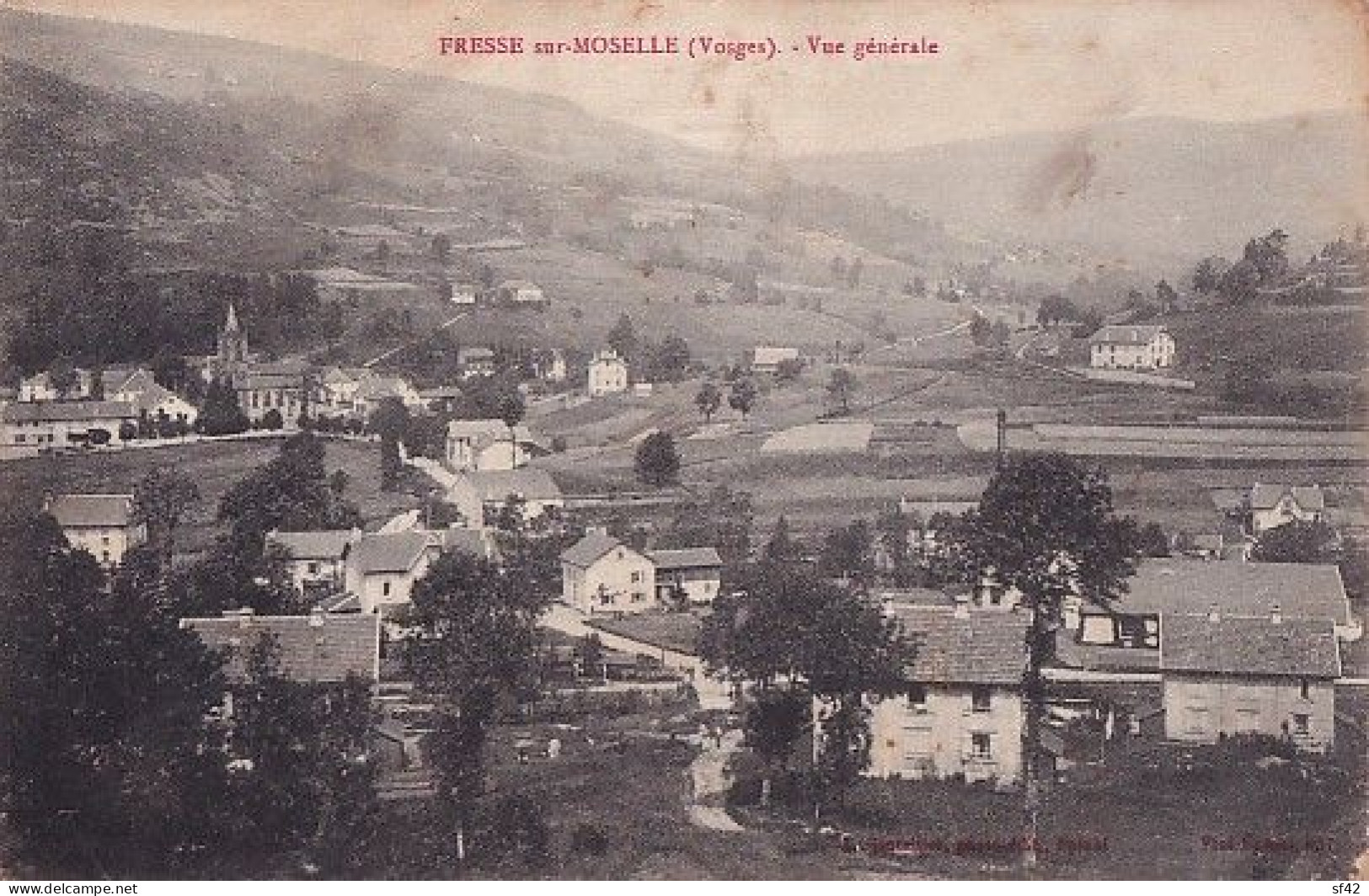 FRESSE SUR MOSELLE                   VUE GENERALE - Fresse Sur Moselle