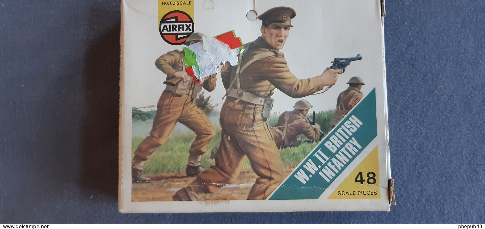 British Infantry (5 Figures) - World War II - Model Kit (48 Pieces) - Airfix (HO/00) 01703-5 - Figurines